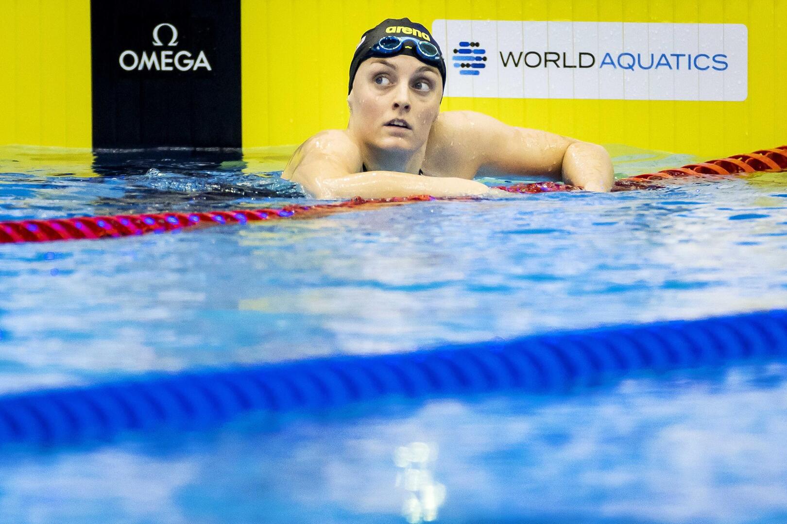 Zwemster Steenbergen bij WK naar finale 50 vrij na swim-off | De Limburger