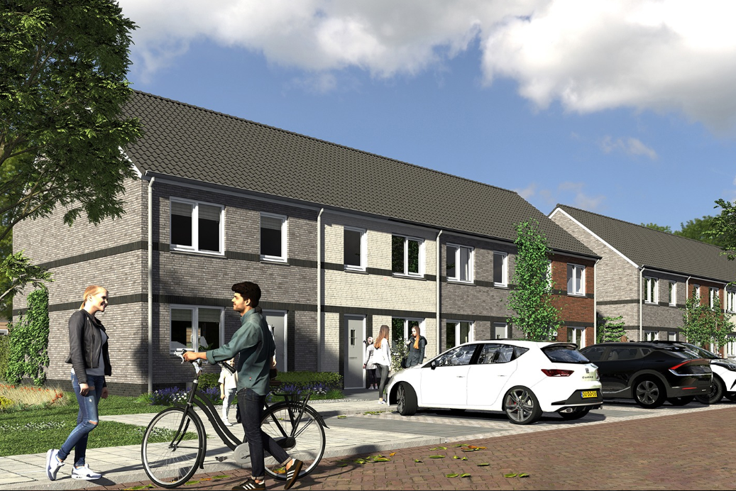 Op drie plekken woningen, een verswinkel en een ijssalon in Leveroy