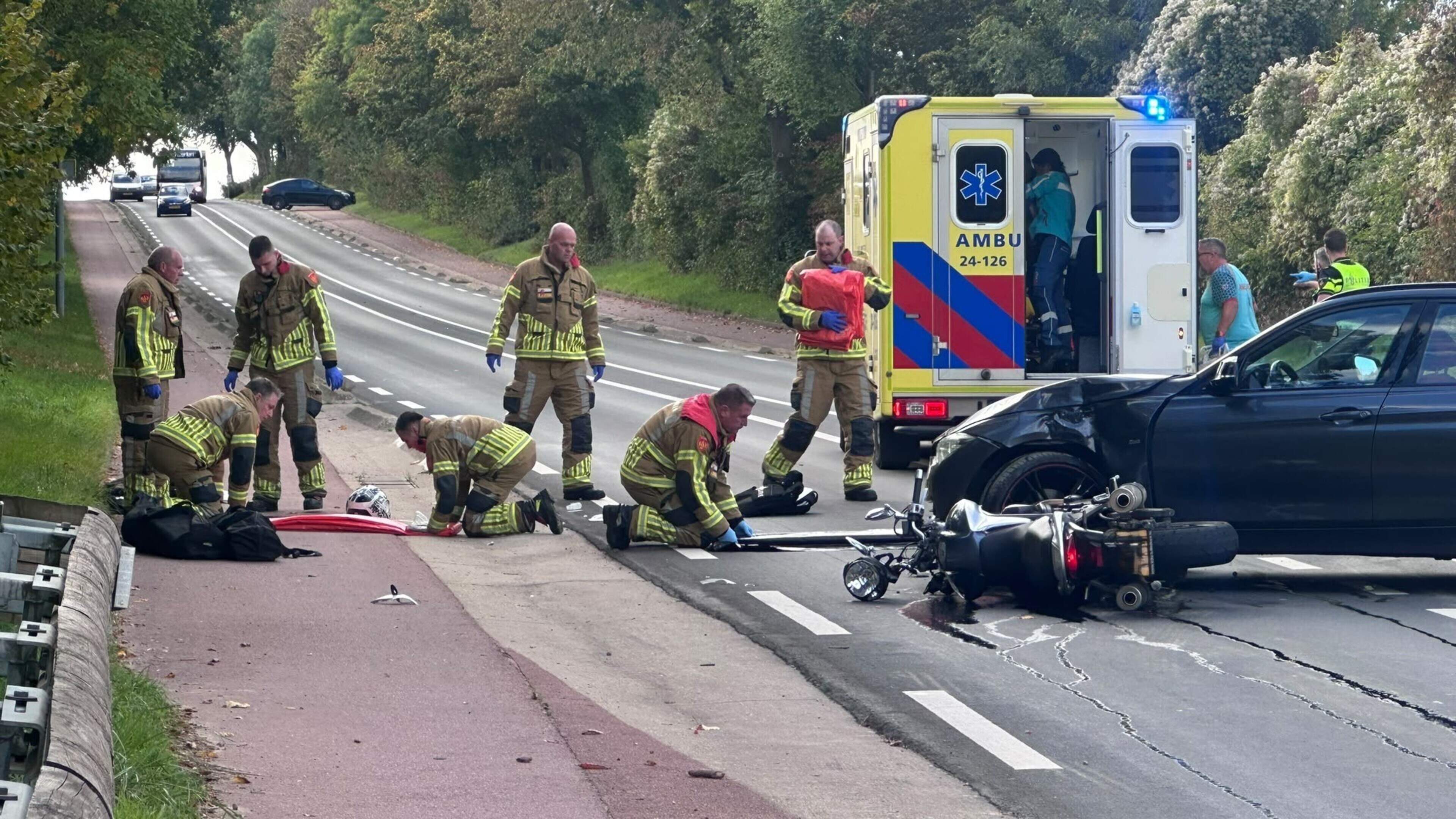 Motorrijder (60) overleden na aanrijding met auto in Voerendaal