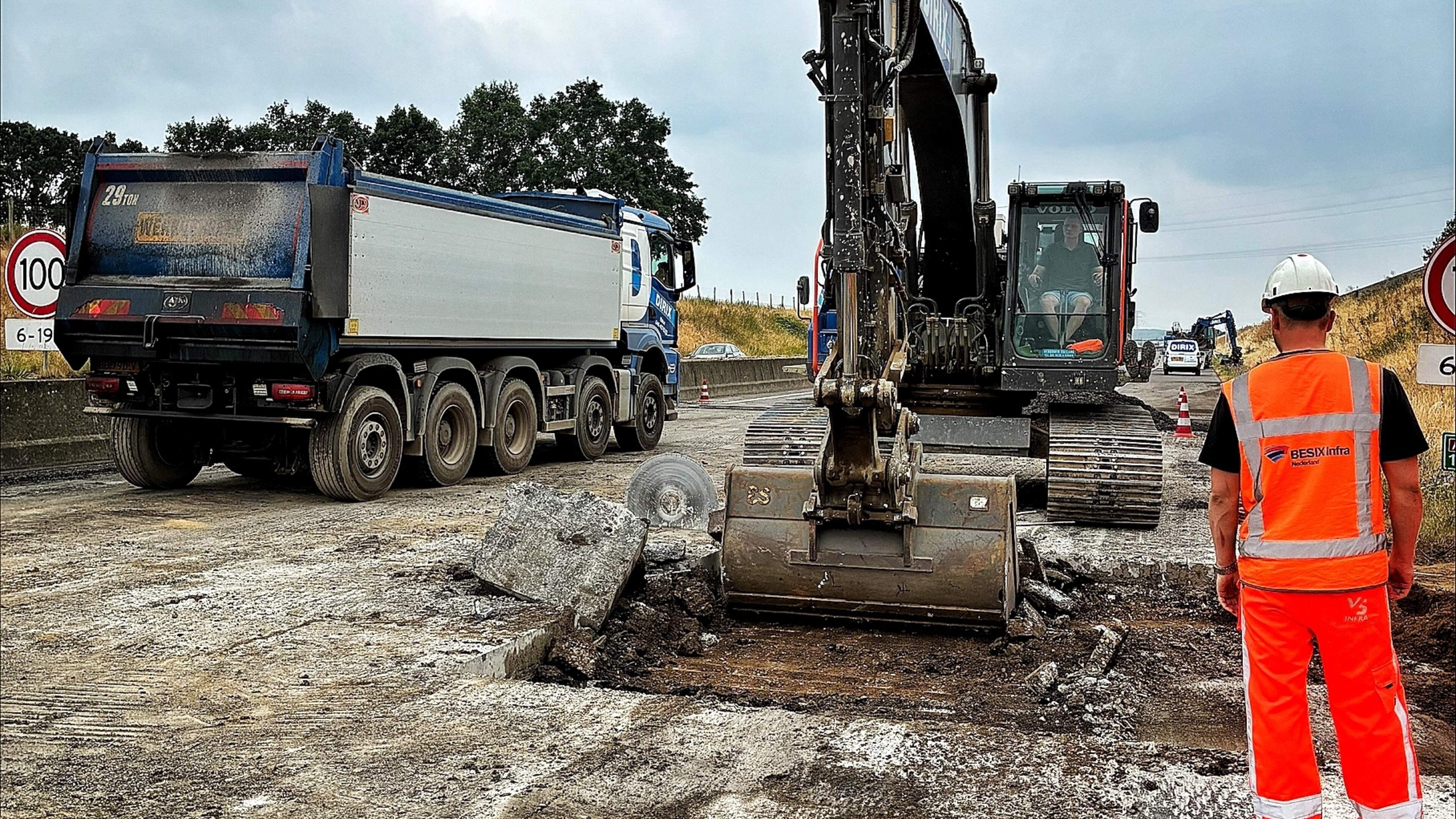 A73 gaat in september weer enkele dagen dicht, dit keer om het asfalt richting het noorden te vervan