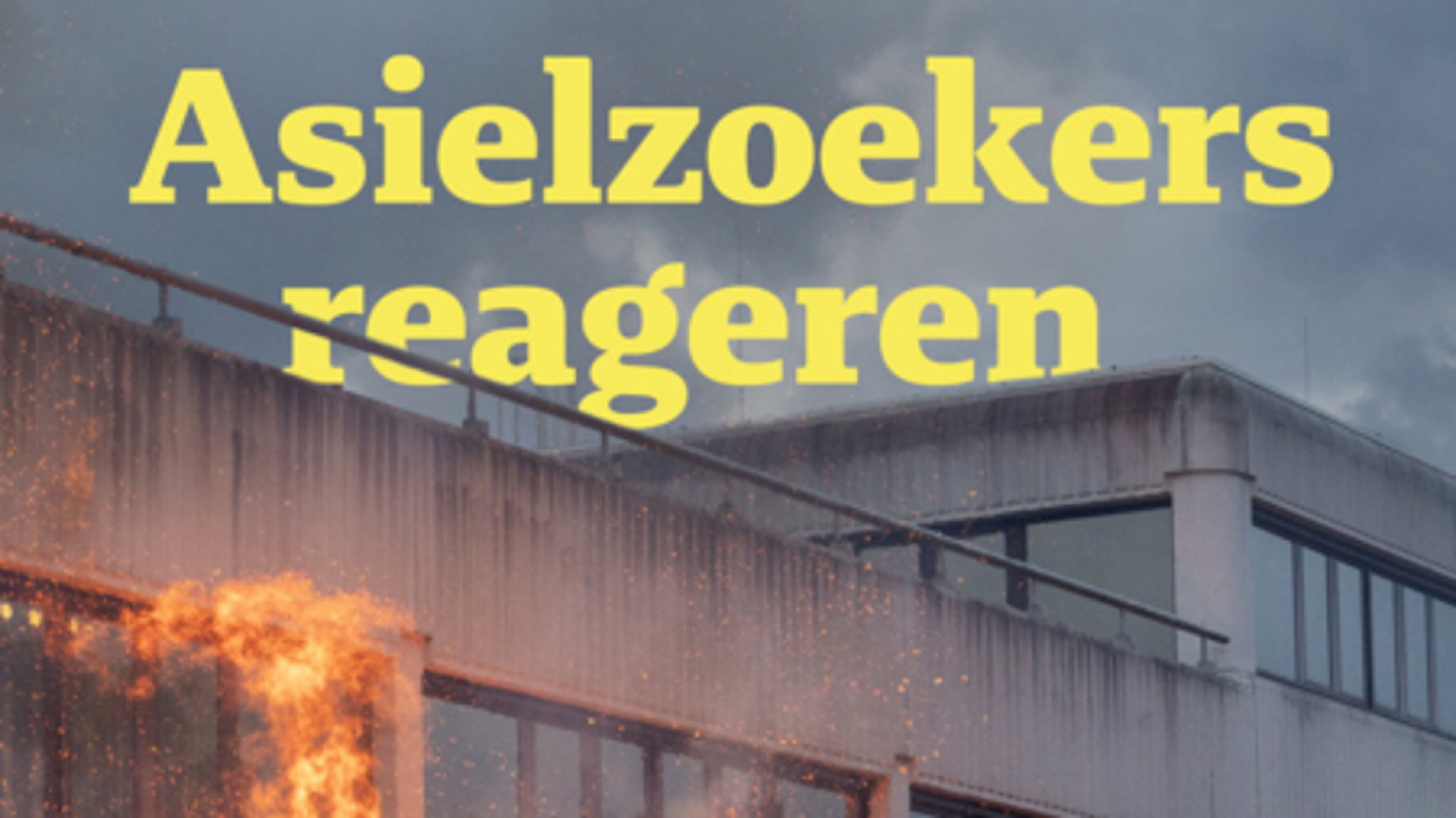 Asielzoekers reageren op demonstraties in Loosdrecht
