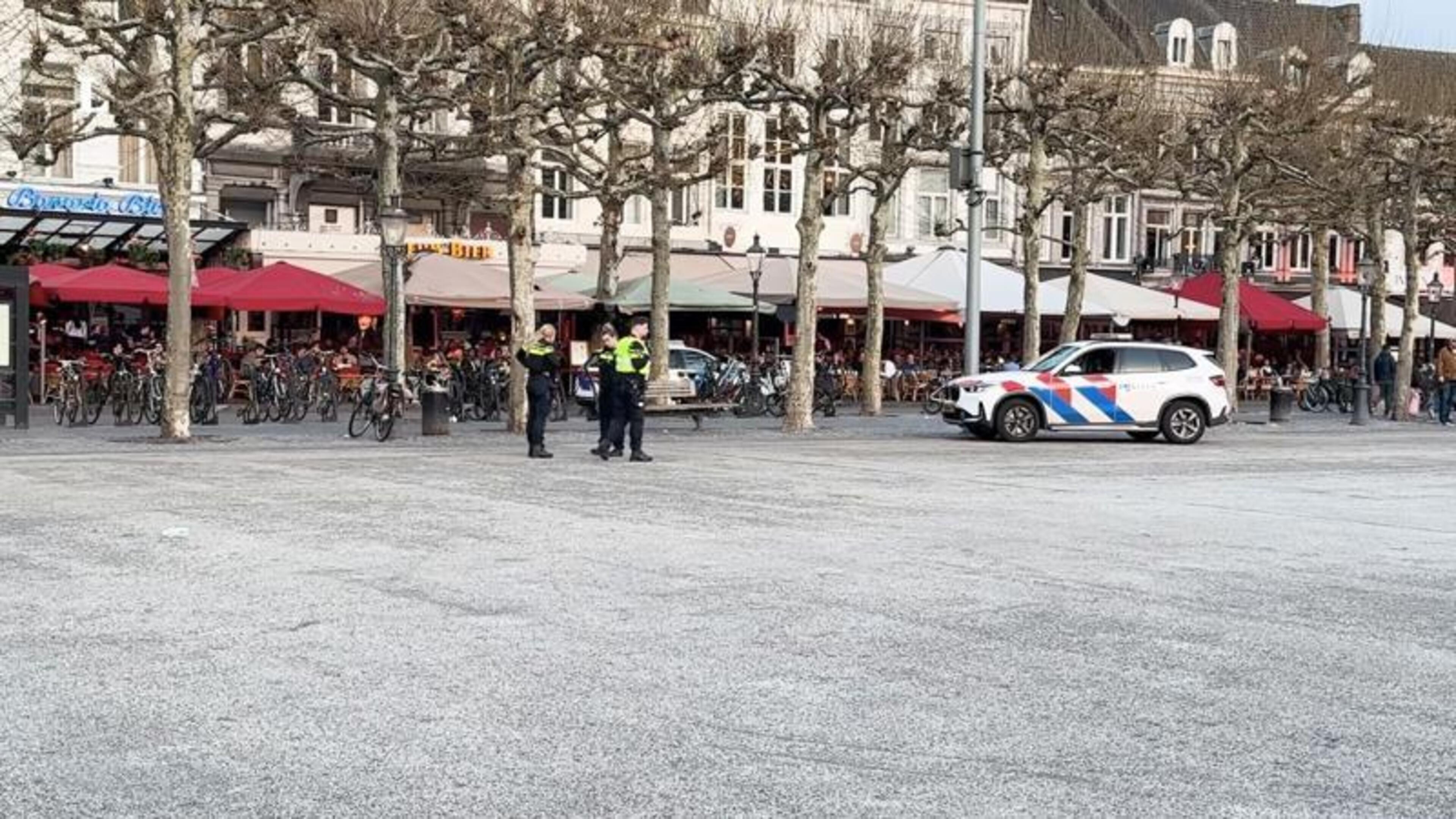 Opnieuw politie op Vrijthof in Maastricht
