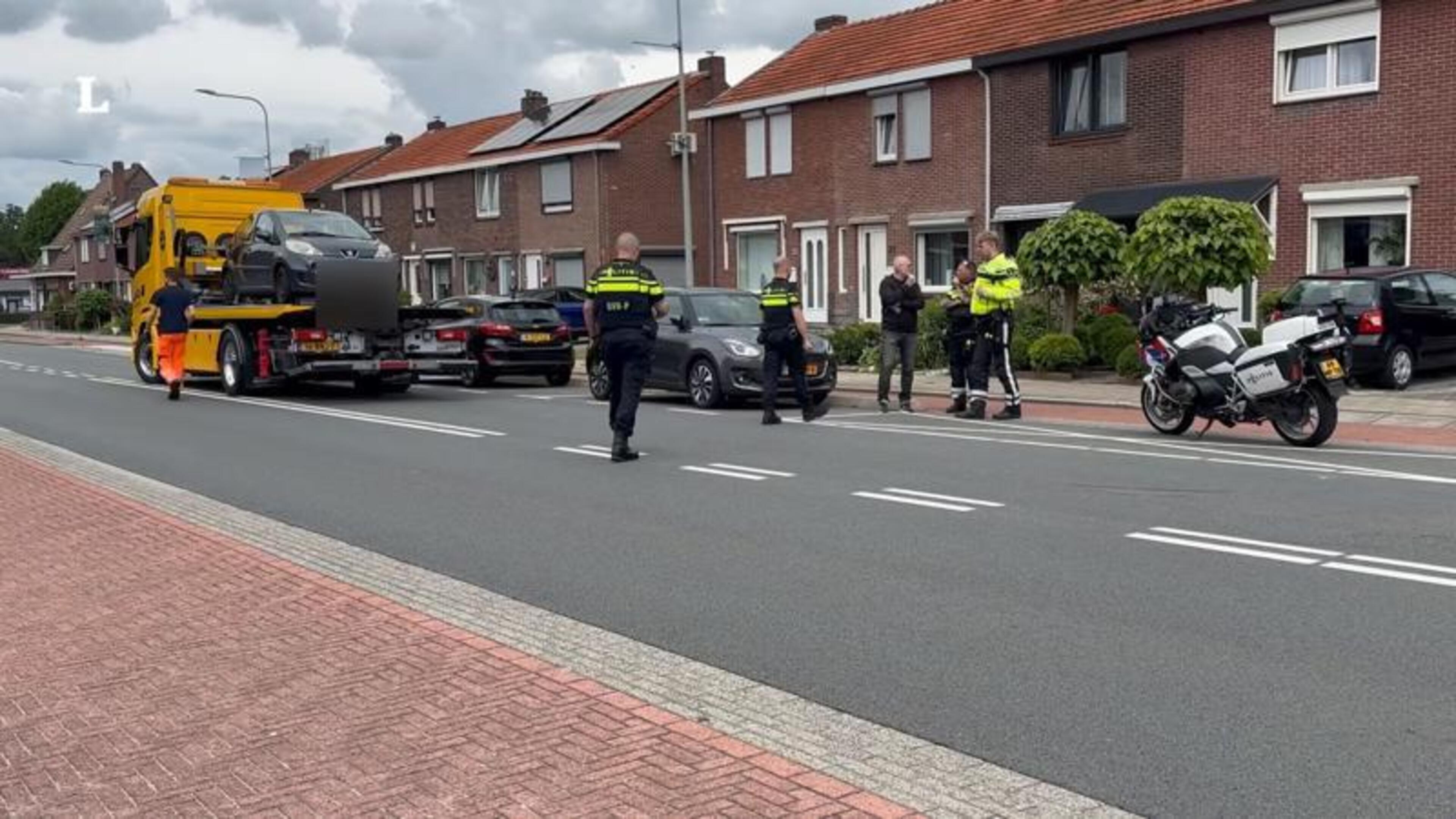 Motoragent betrokken bij ongeval in Brunssum