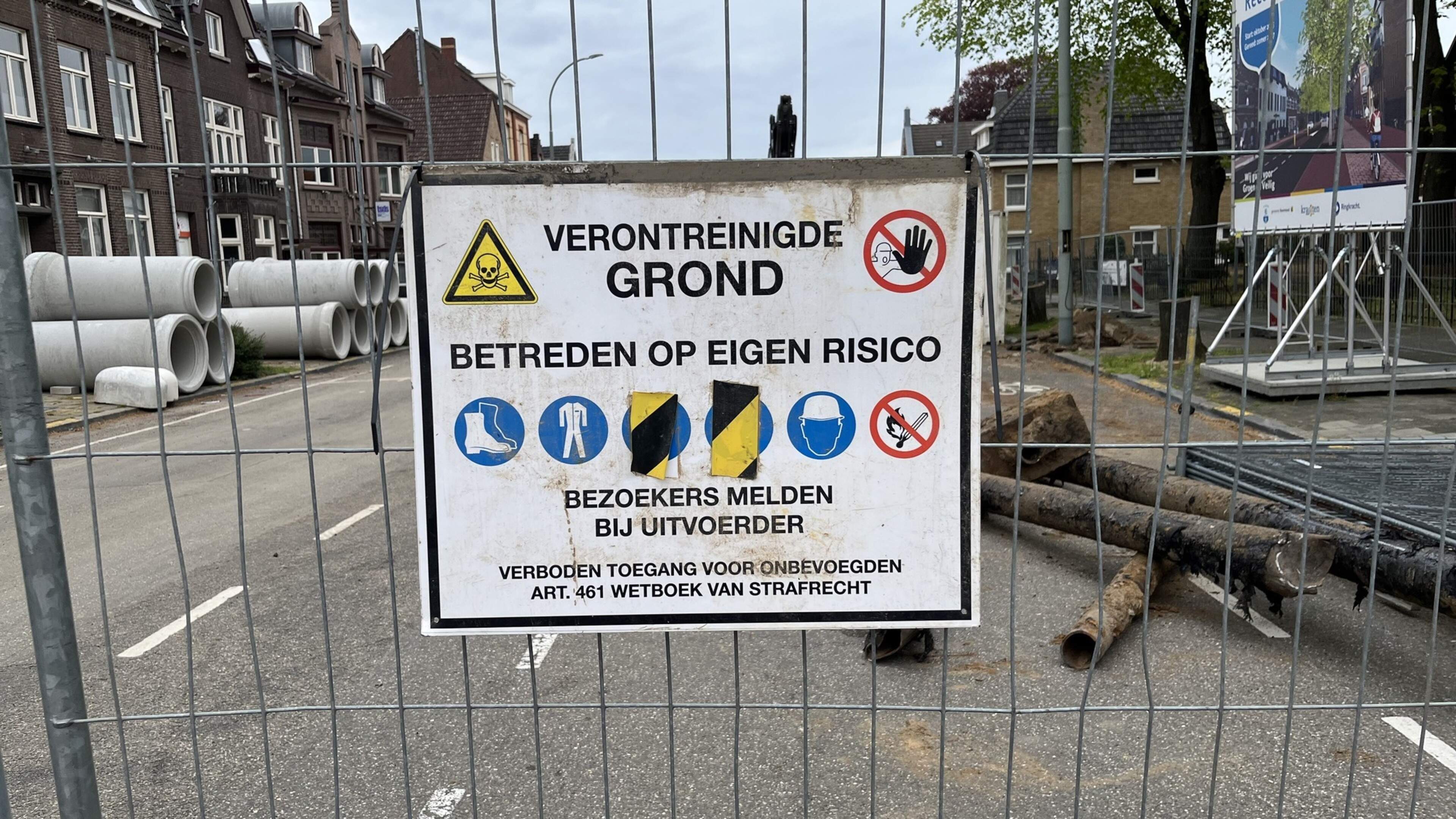 Werkzaamheden aan Minderbroederssingel in Roermond komen in de volgende fase, maar eerst moet cyanid