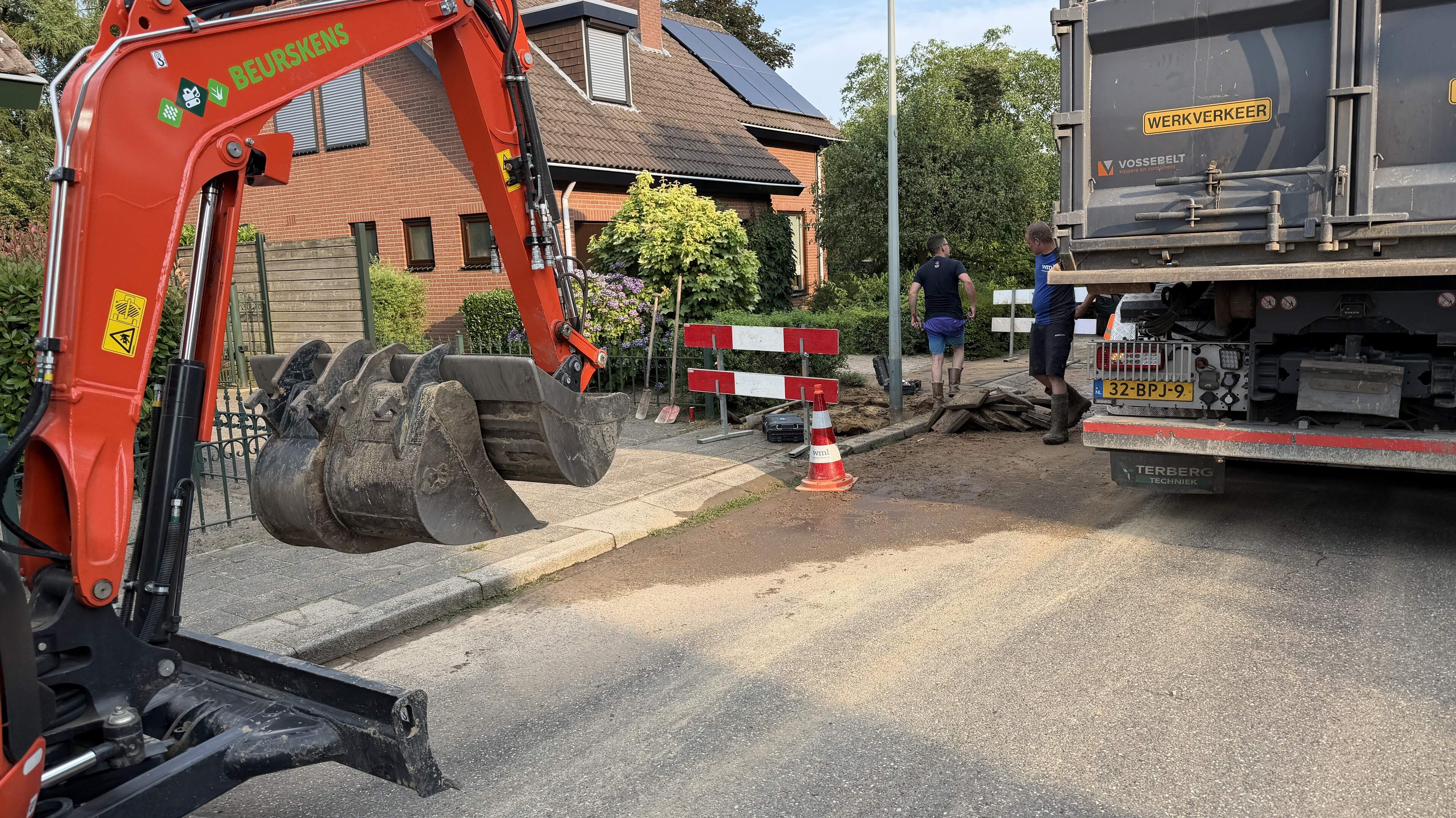 Derde waterlekkage in Lottum in twee dagen