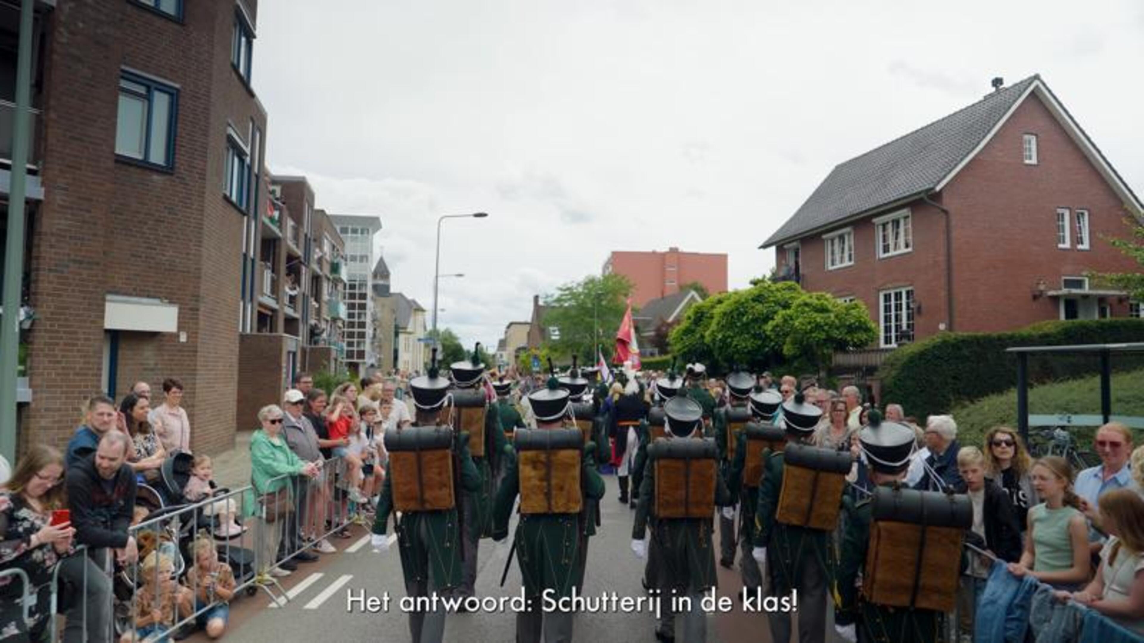 De Schutterij in de schoolklas