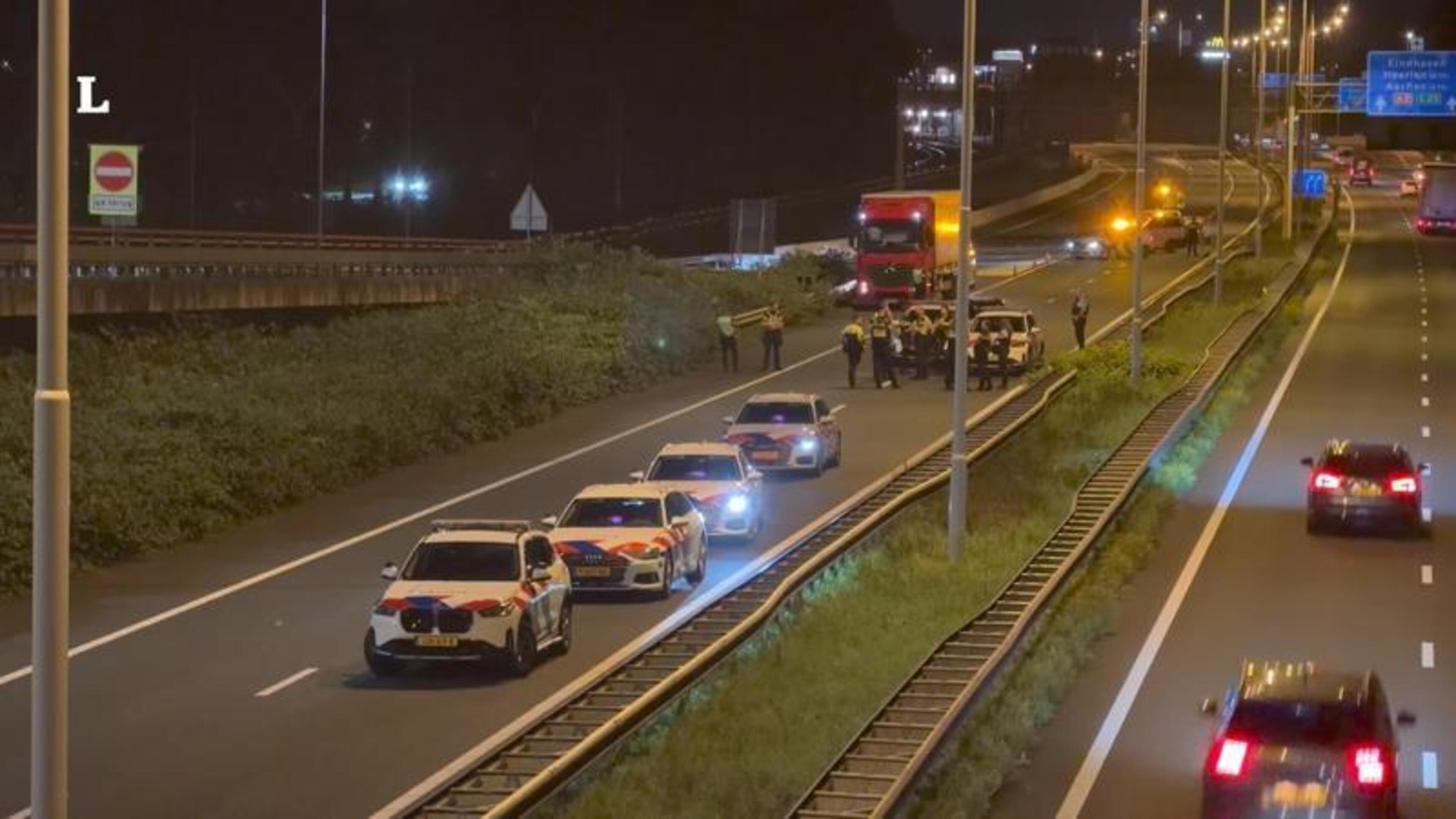 Politieactie A2 Maastricht