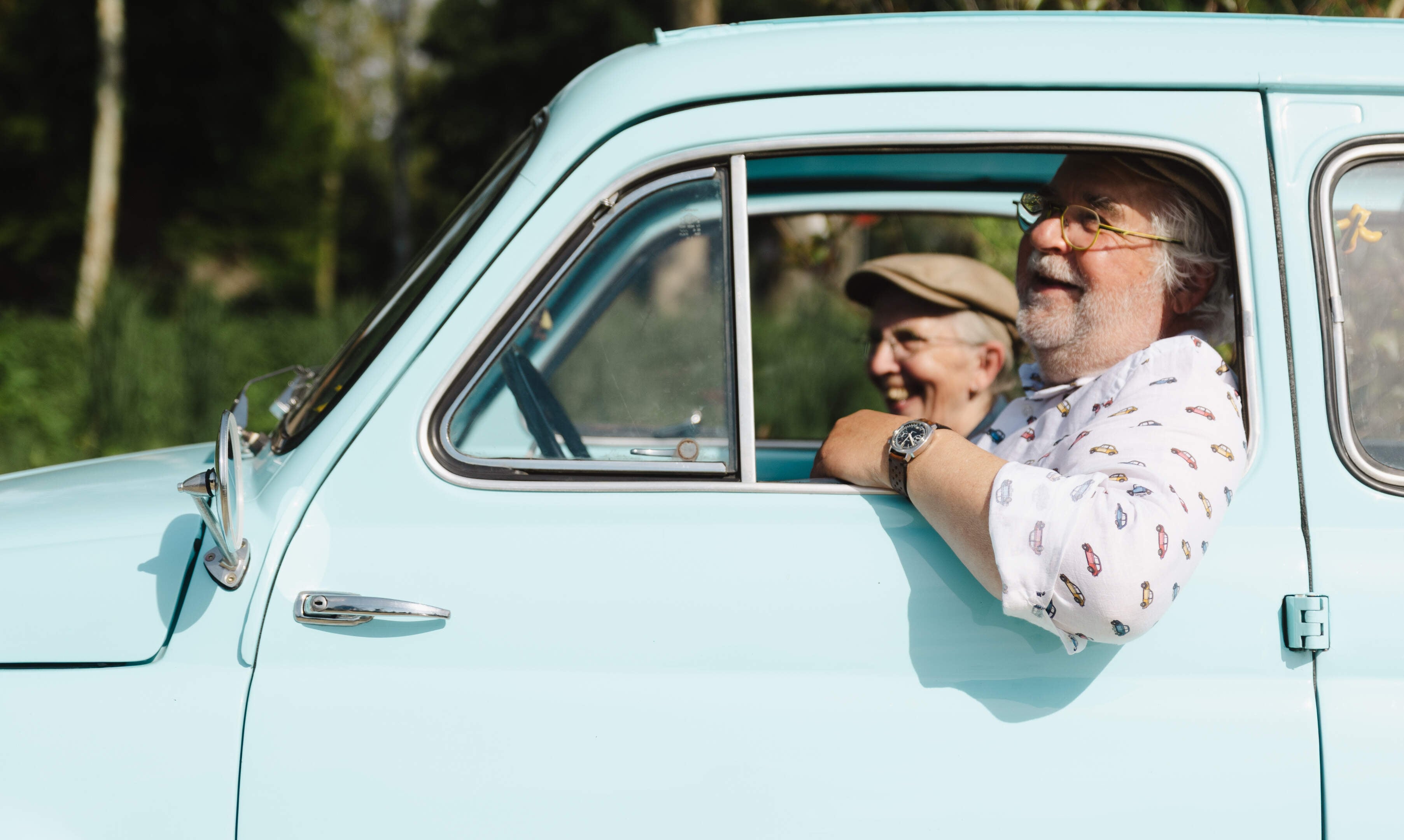 Tientallen ‘rugzakjes’ tuffen door Limburg op Fiat 500 Treffen in Kasteel Limbricht