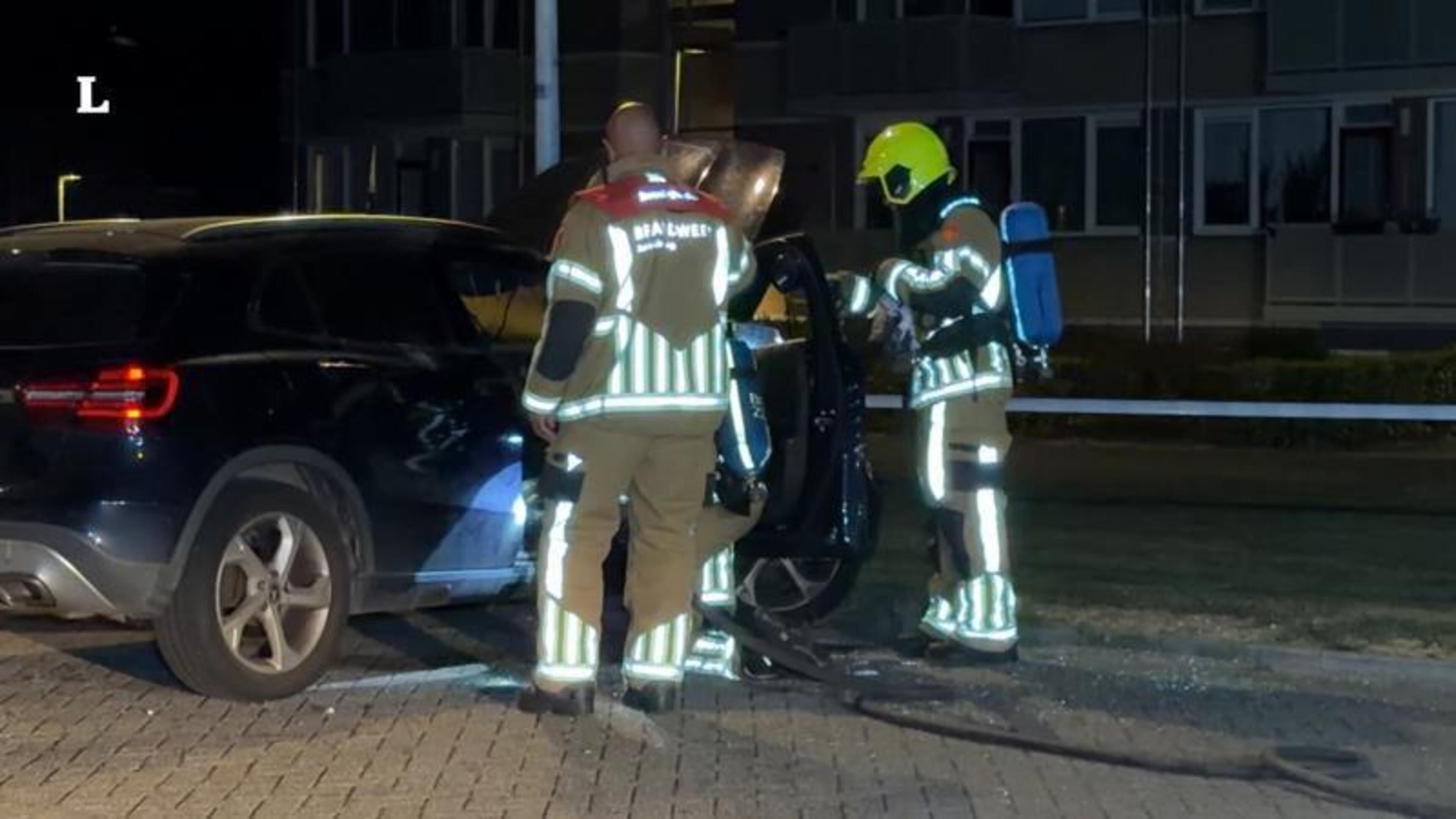 Vier verdachten opgepakt na autobrand in Maastricht