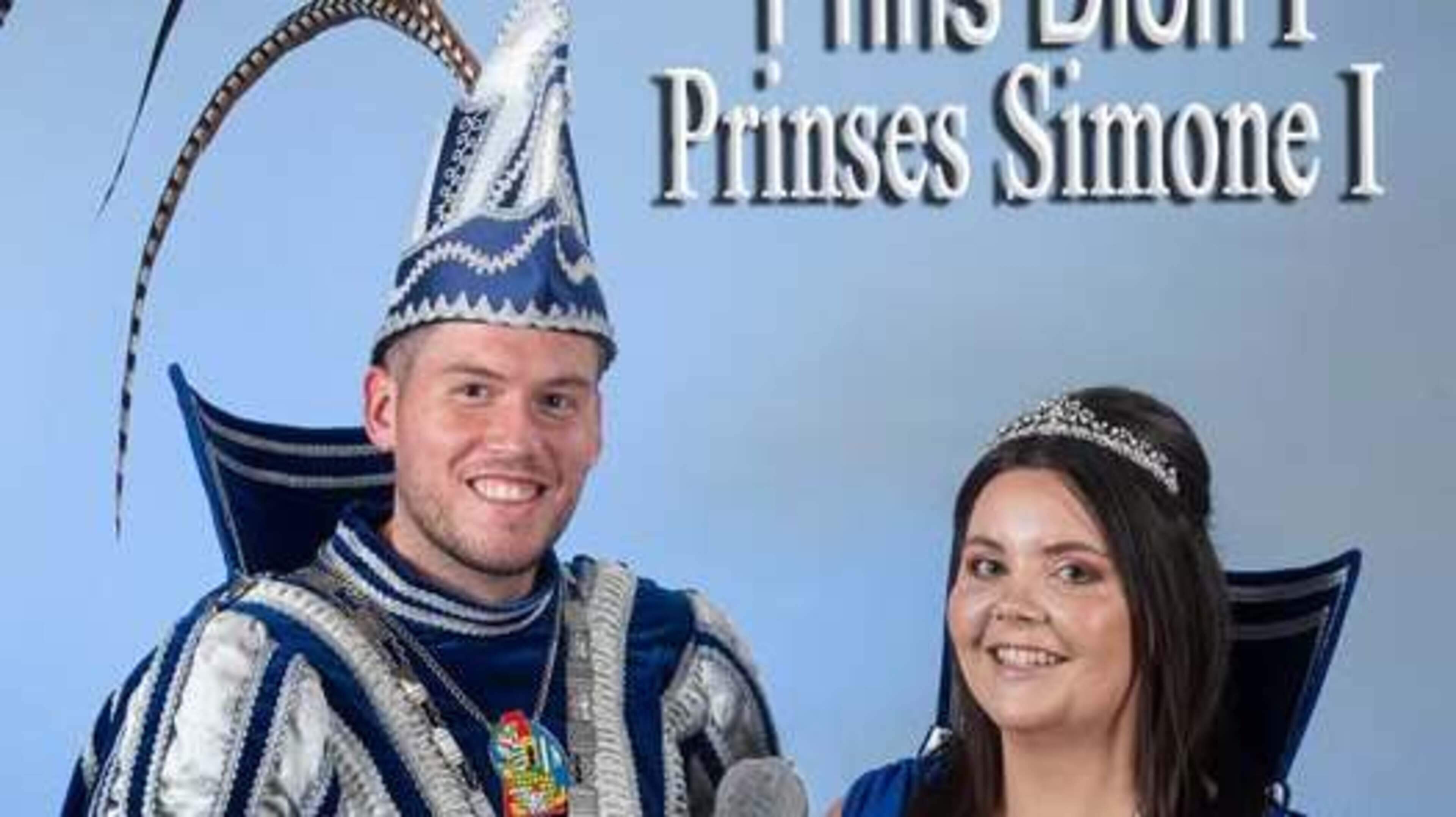 Prins Dion en prinses Simone aan het roer bij BVV Kalk aan de Books K.E.