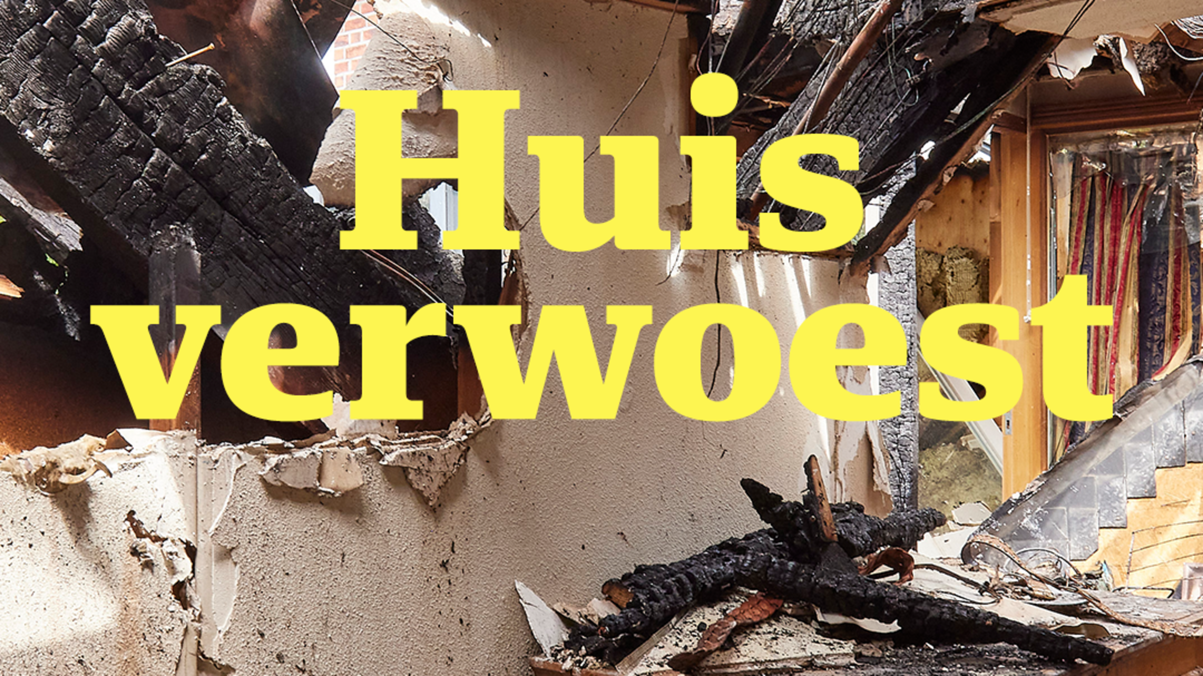 Huis van Geert en Els verwoest na brand in centrum Roermond