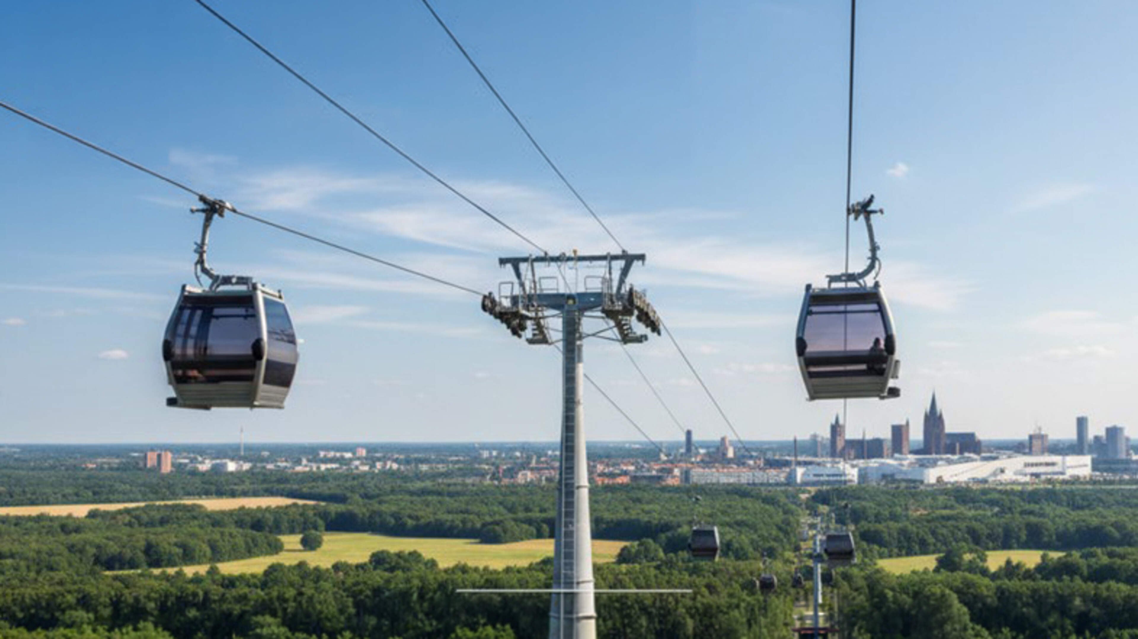 Ambitieuze kabelbaan van 8 km moet Roermond ontlasten: van Duitse grens via Retailpark en outlet naa