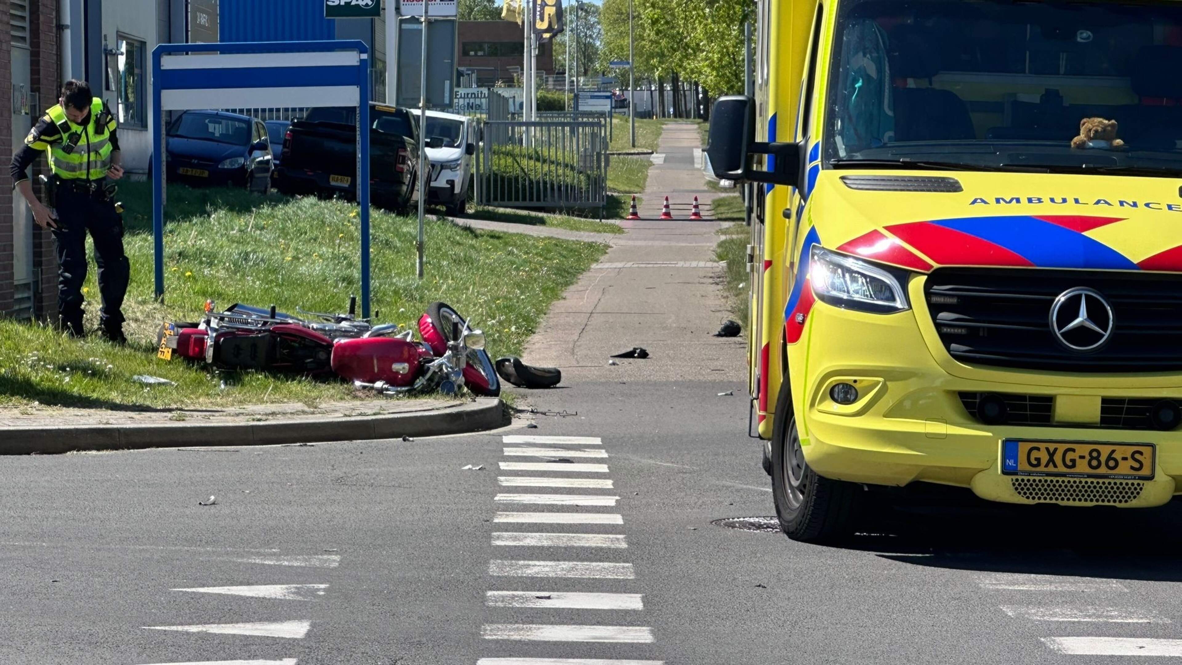 Motorrijder gewond bij ongeval in Heerlen