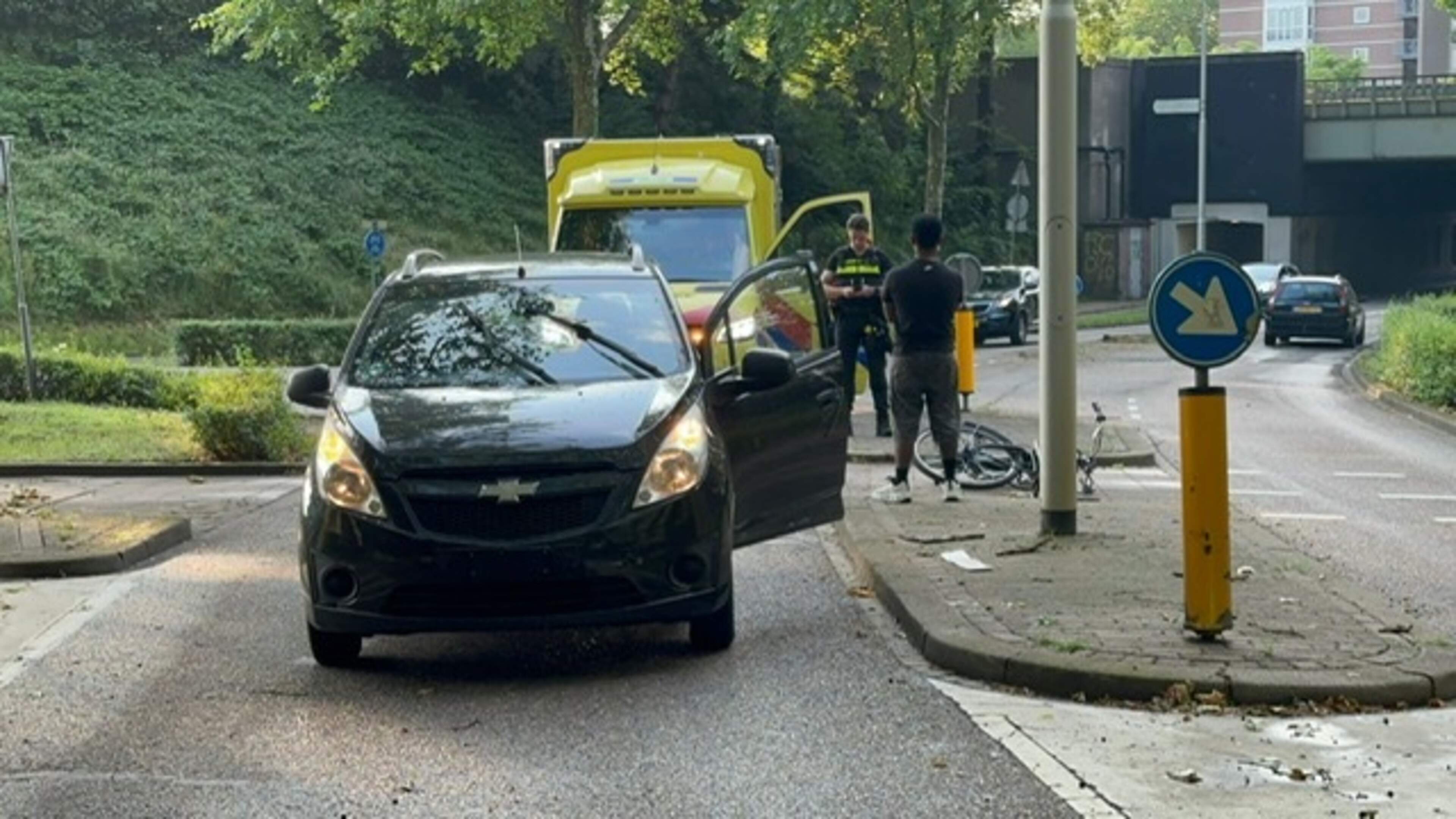 Fietser gewond bij aanrijding in Geleen